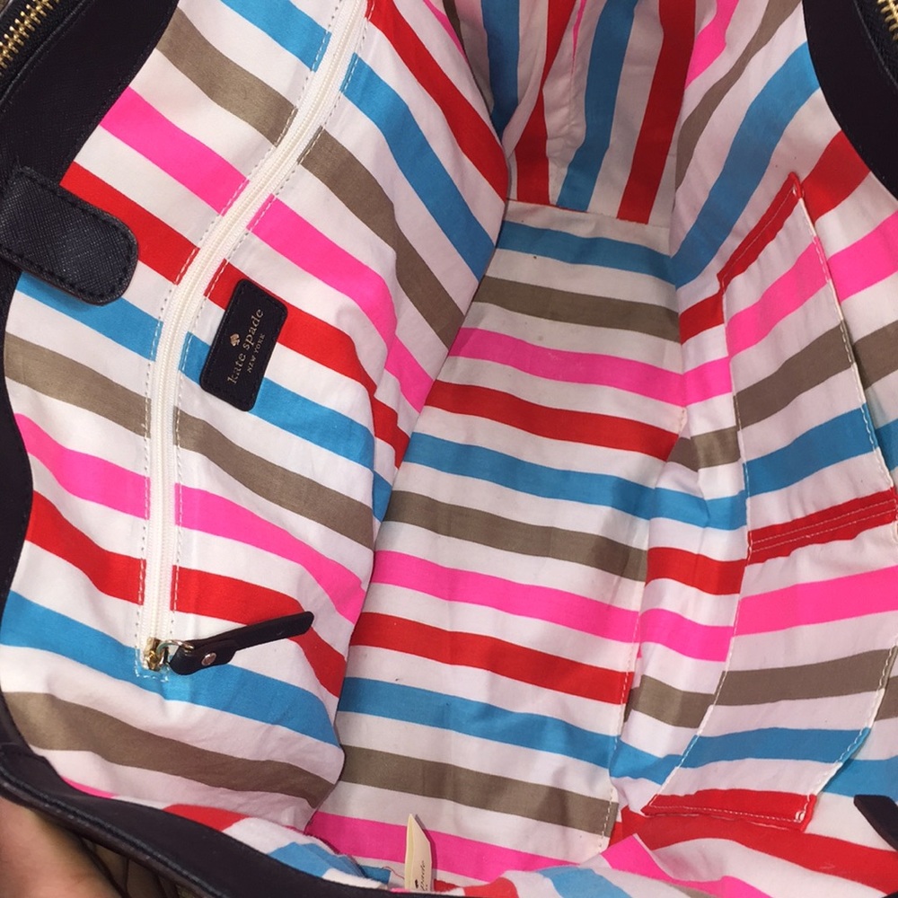 Kate Spade ♠️ black tote with dust bag - Picture 5 of 8